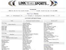 Tablet Screenshot of linktoallsports.com